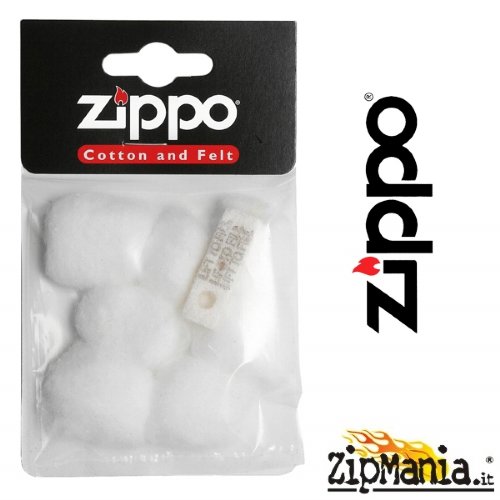 Zippo Ricambio - Set Ovatta e Feltrino Originali